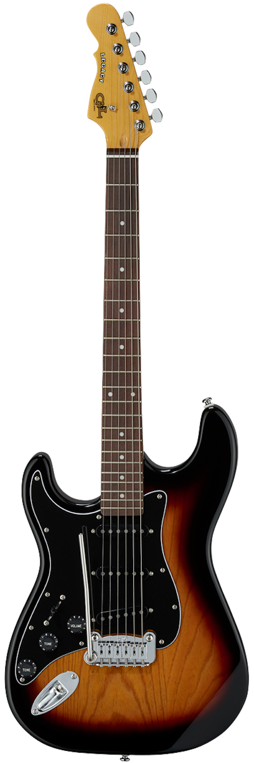 G&L Tribute Legacy Lefty Series Electric - 3-Tone Sunburst