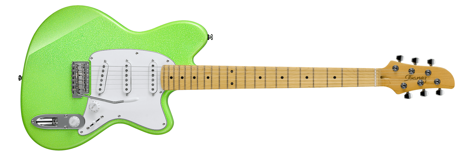 Ibanez Yvette Young YY10 - Slime Green Sparkle