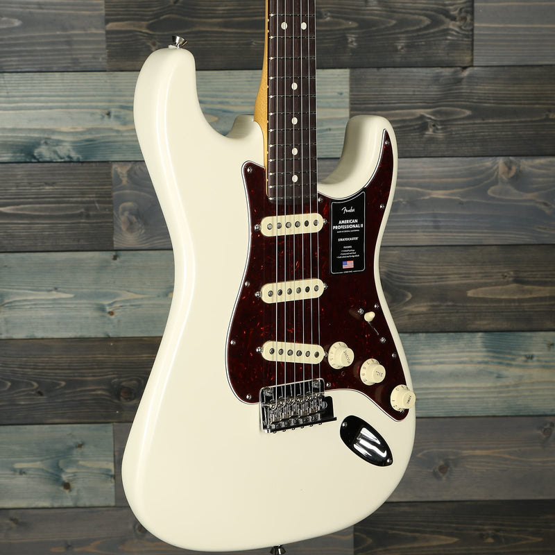 Fender American Professional II Stratocaster, Rosewood FB, Olympic White