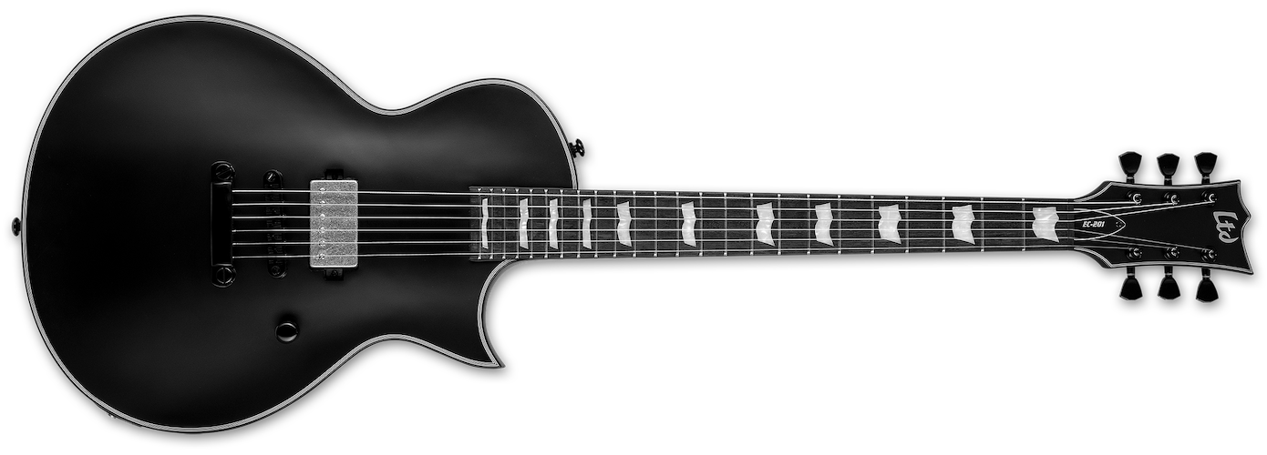 ESP LTD EC-201 Electric Guitar - Black Satin