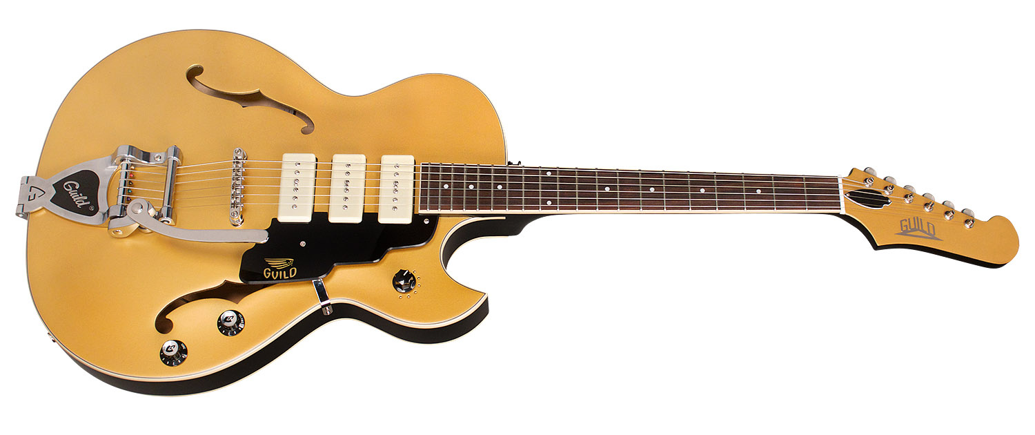 Guild Starfire I Jet 90 Electric Guitar - Satin Gold