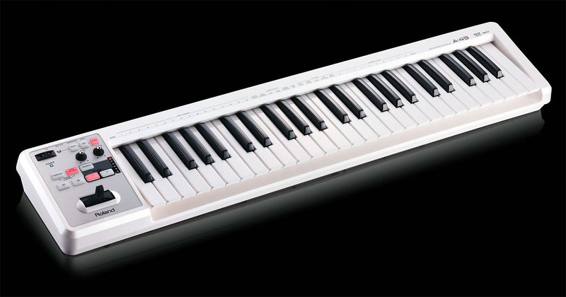 Roland A-49 MIDI Keyboard Controller - Pearl White