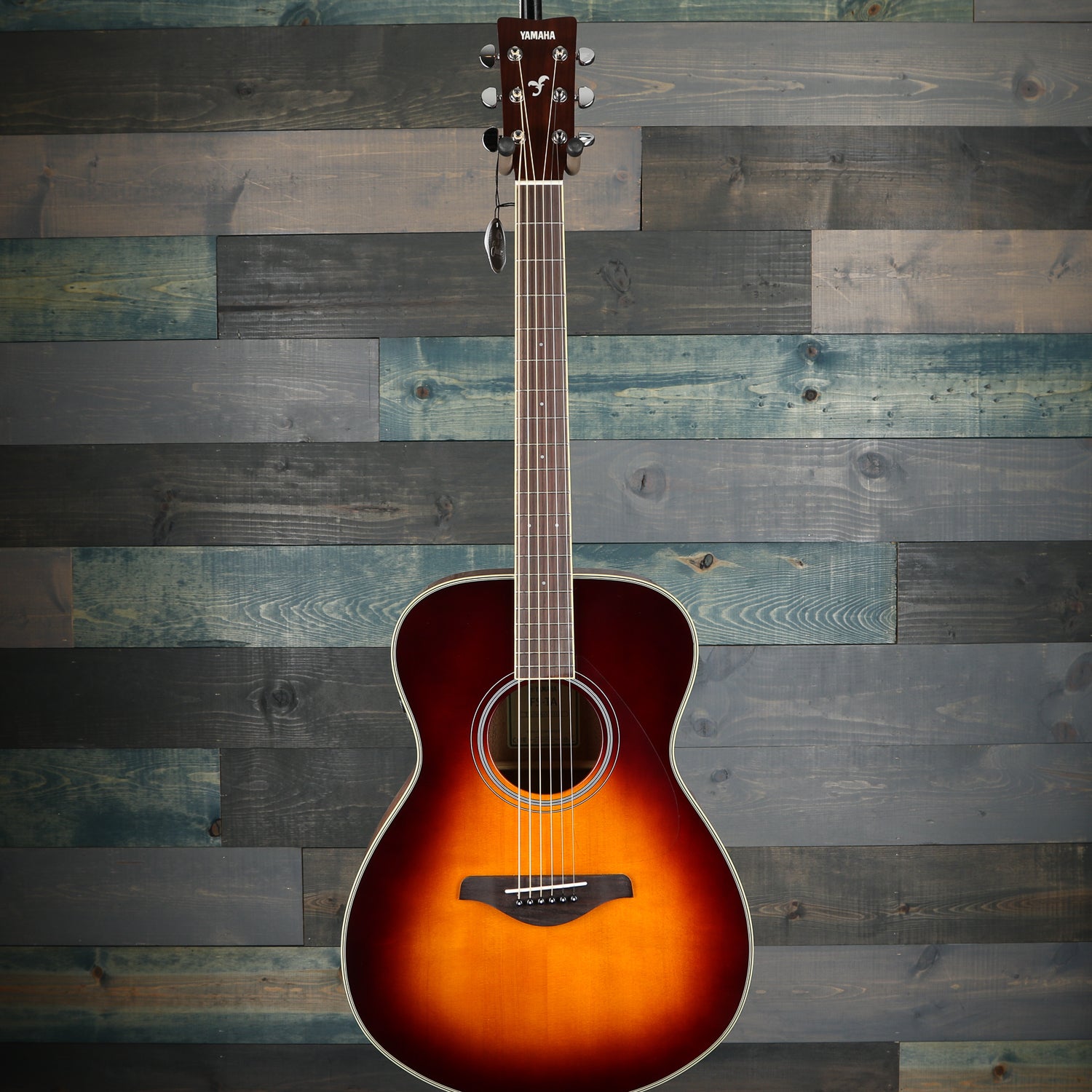 Yamaha FS Brown Sunburst TransAcoustic Dreadnought Guitar