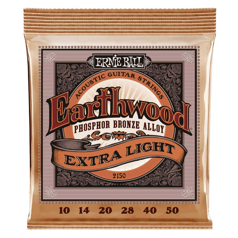 Ernie Ball 2150 Earthwood Extra Light Phosphor Bronze Acoustic Guitar Strings