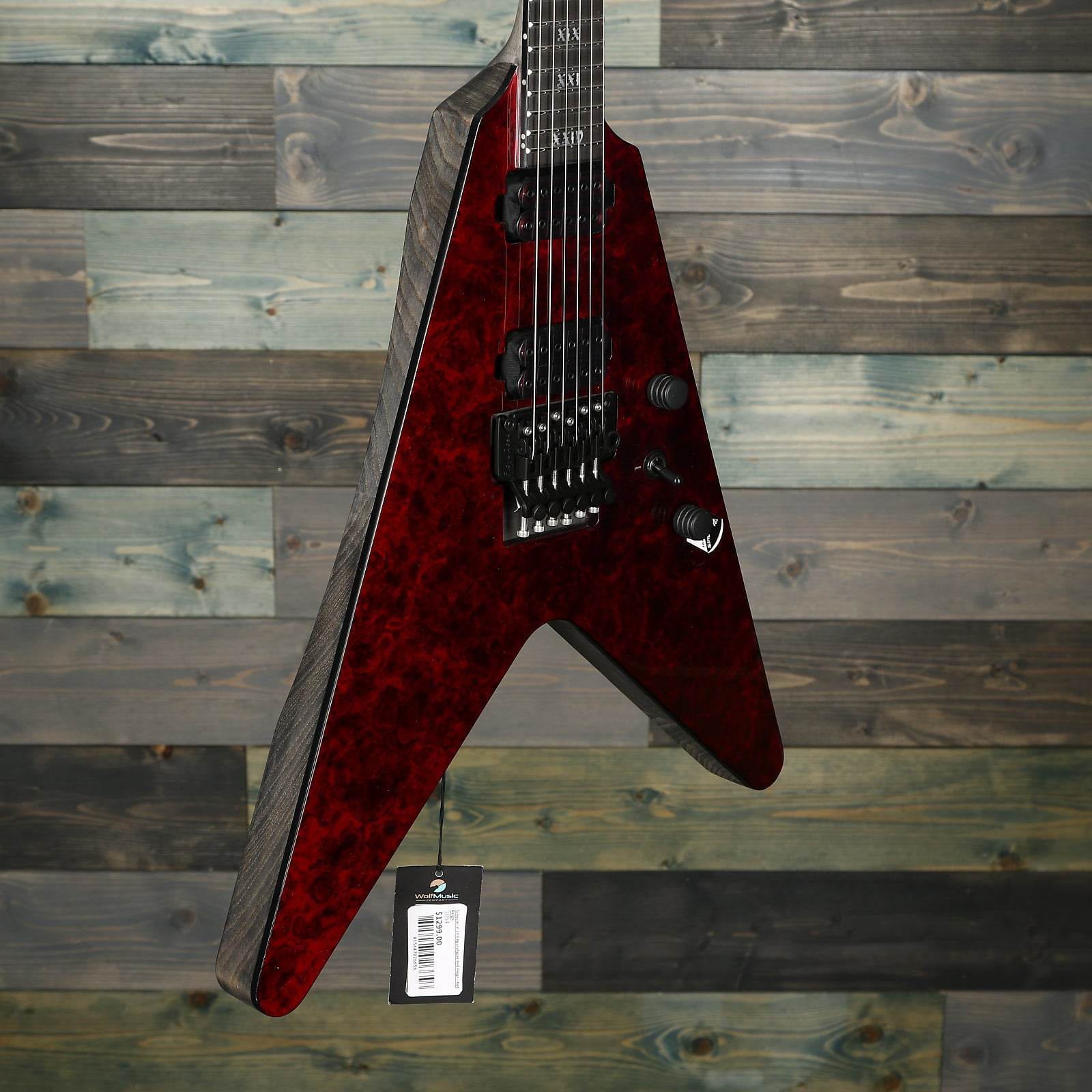 Schecter V-1 FR Apocalypse Red Reign - Red Reign