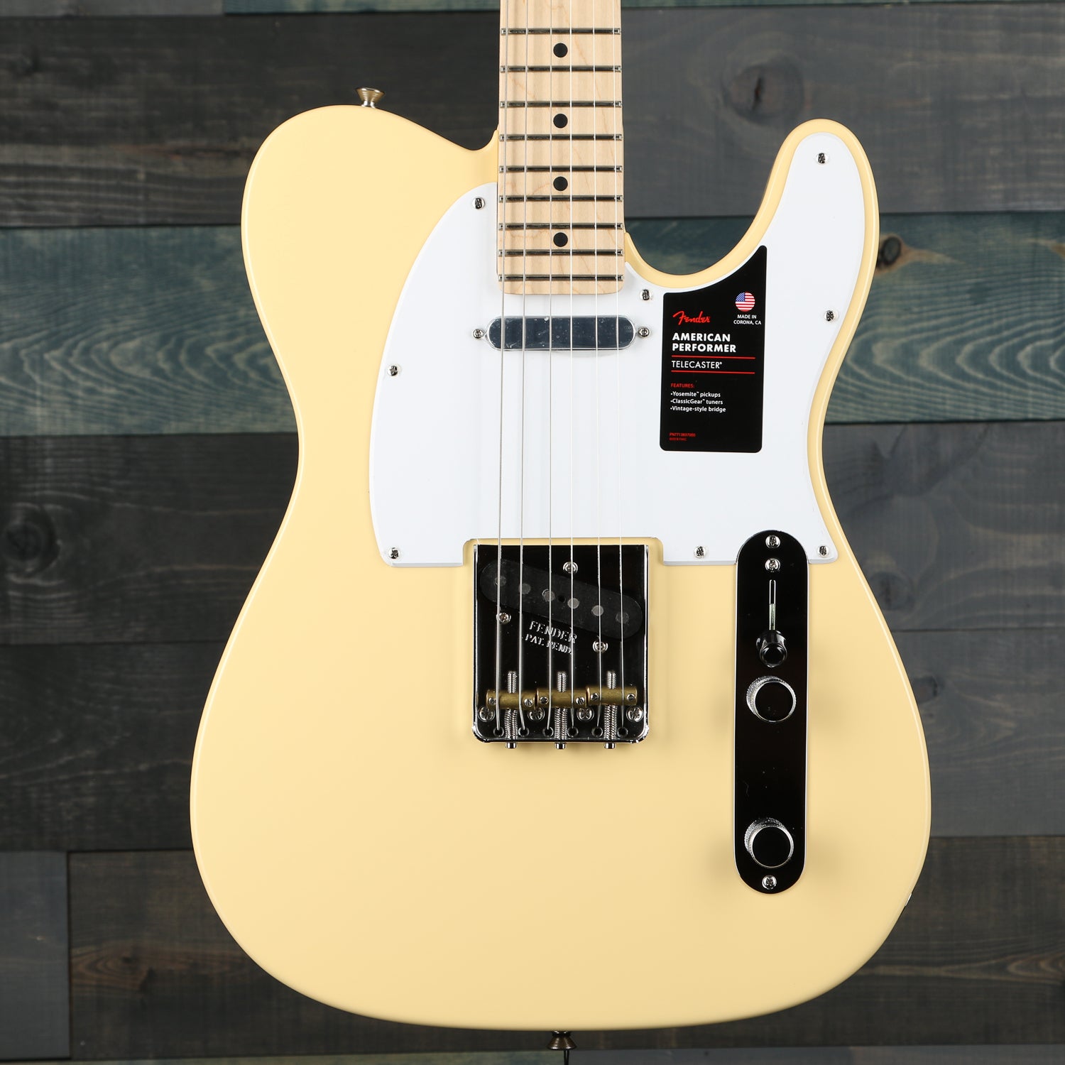 Fender American Performer Telecaster Maple Fingerboard, Vintage White