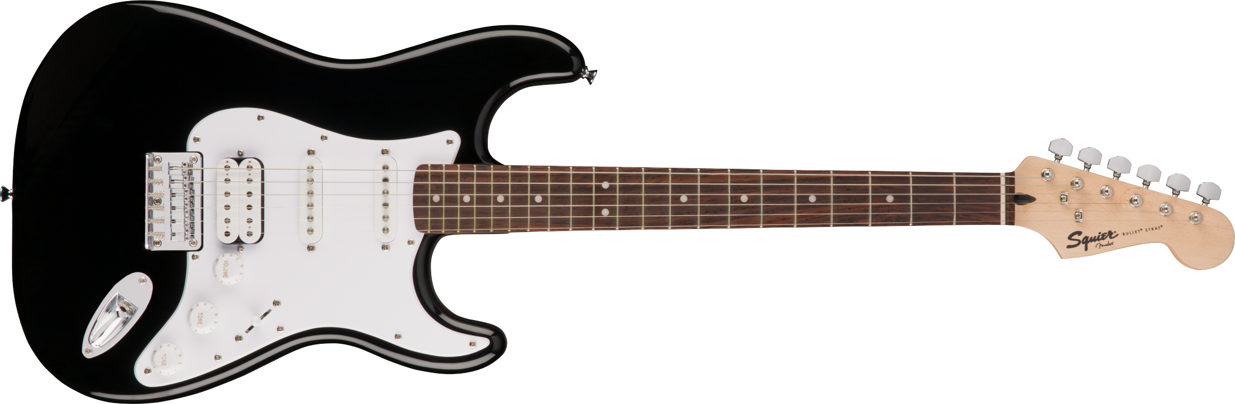 Fender Squier Bullet® Stratocaster® HT HSS, Laurel Fingerboard, Black