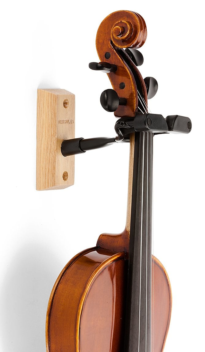 Hercules DSP57WB Auto Grip Violin Hanger Wood Bass