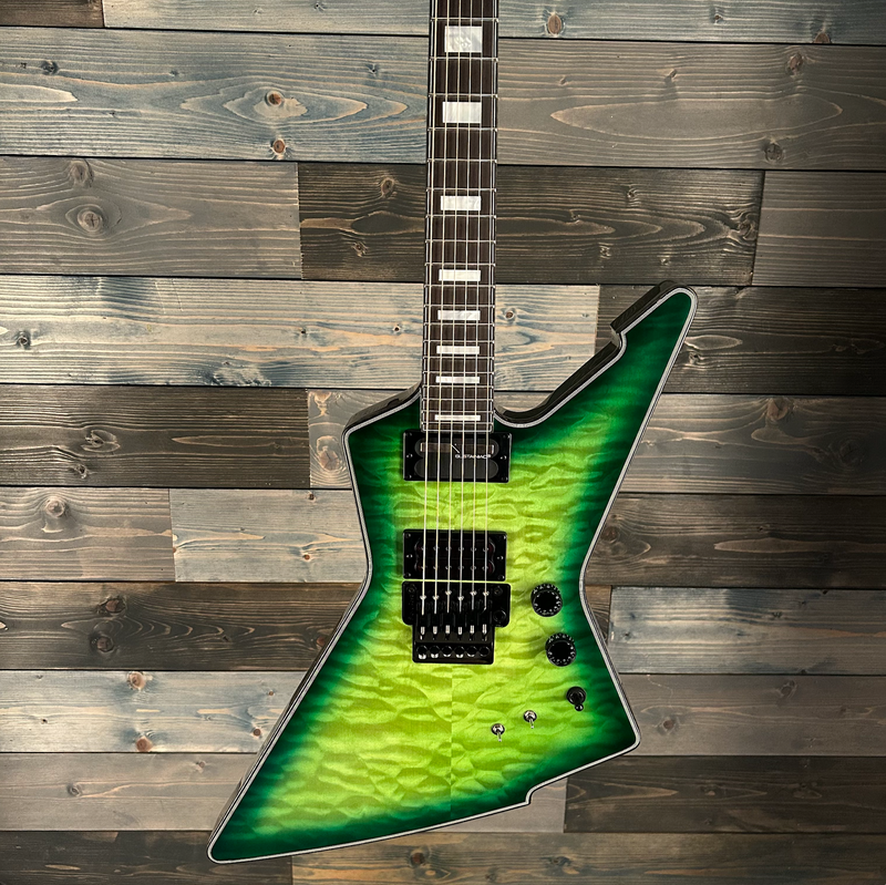 Schecter 3255 E-1 FR S Special Edition Electric  - Trans Green Burst