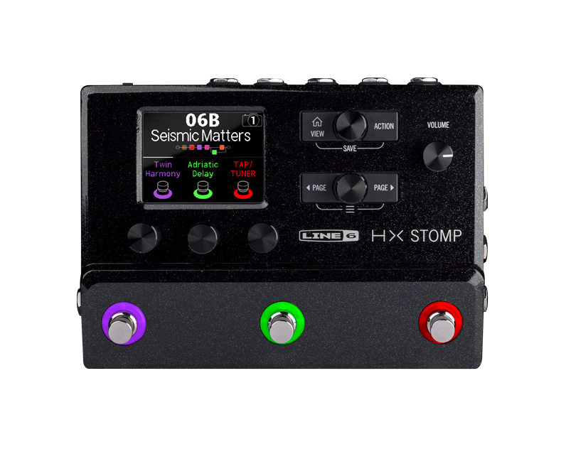 Line 6 HX Stomp Next Generation Amp and FX modeler designed for your pedalboard