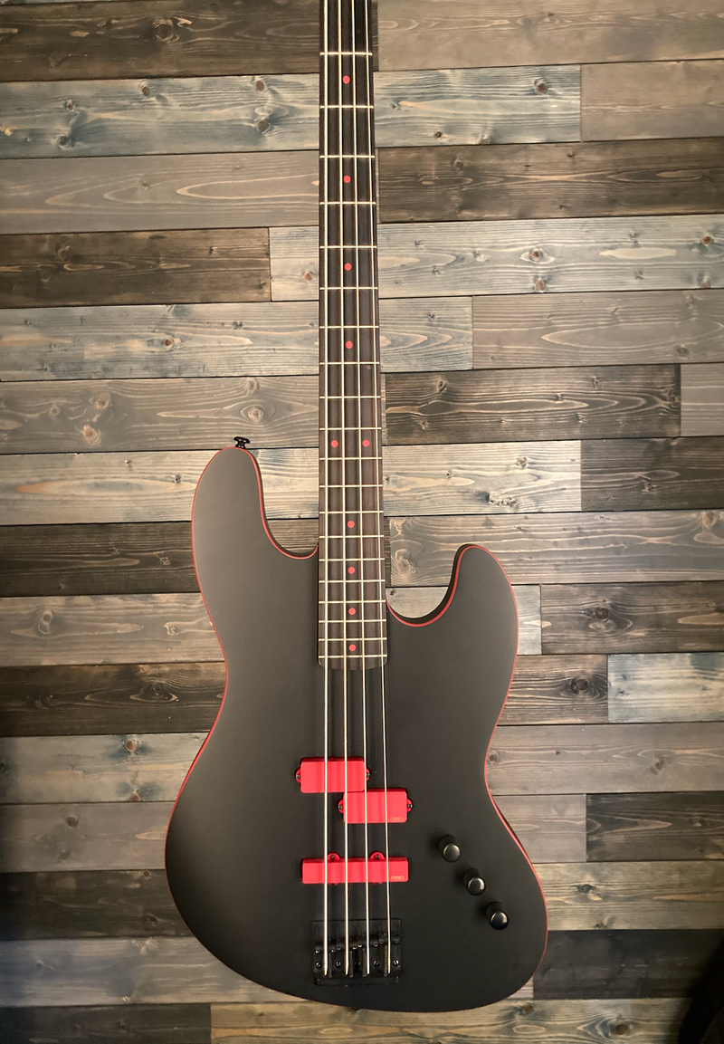 ESP LTD FBJ-400 Bass Guitar - Black Satin