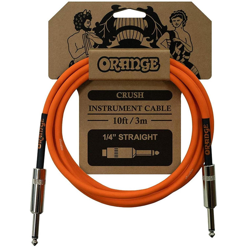 Orange Cables Crush 10ft Instrument Cable Straight to Straight
