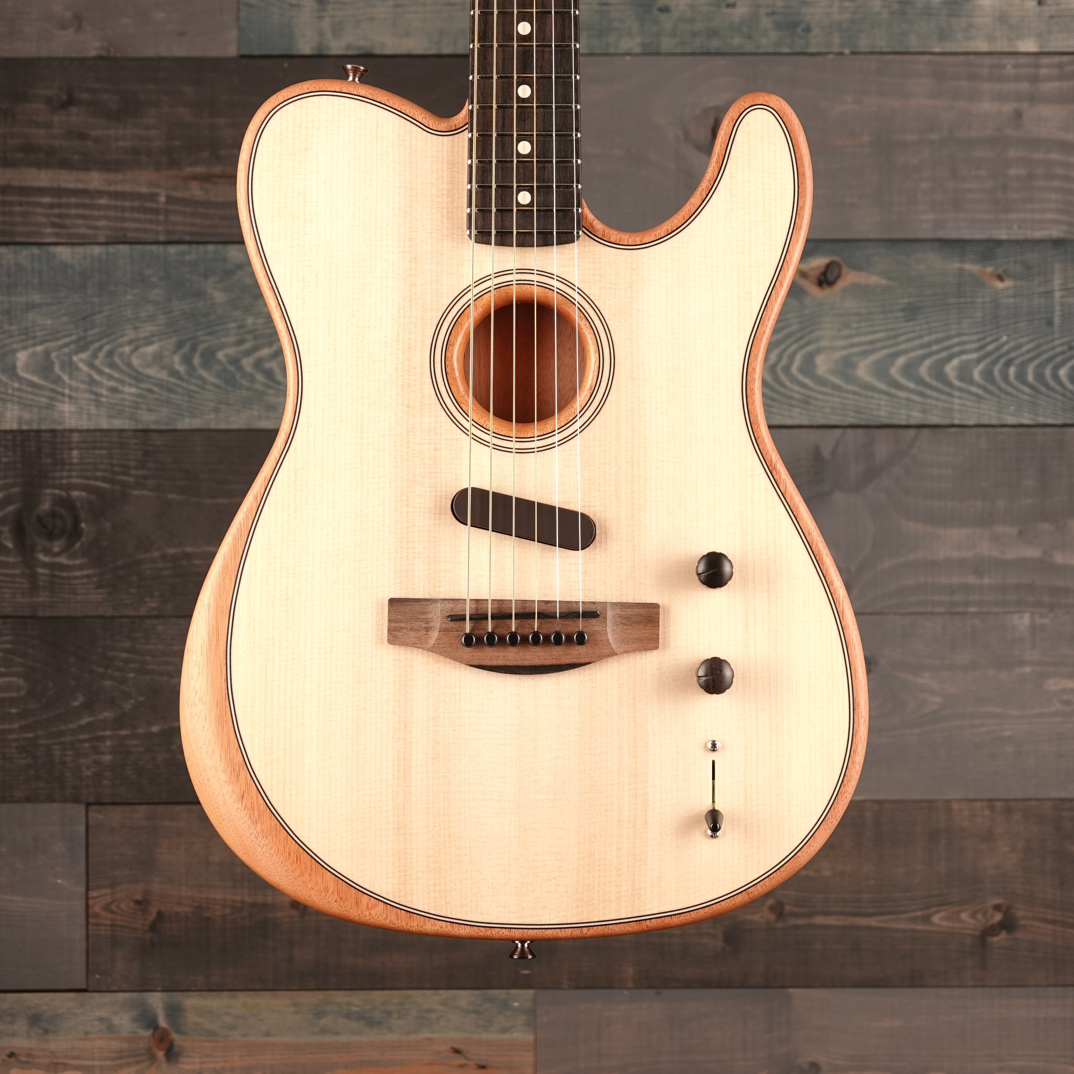 Fender American Acoustasonic™ Telecaster®, Ebony Fingerboard, Natural