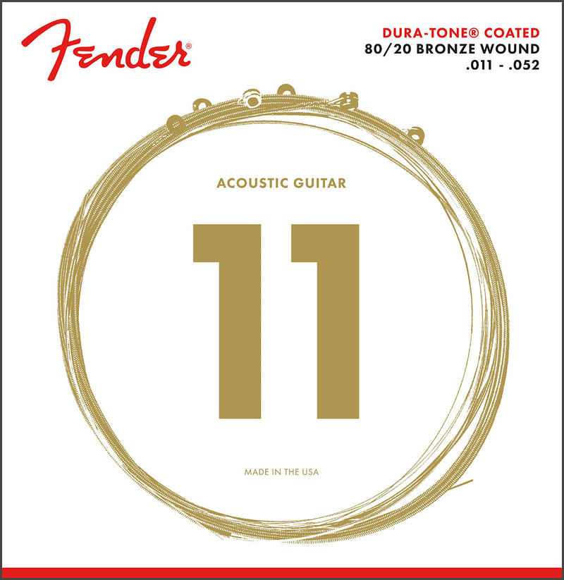 Fender Dura-Tone 880CL 80/20 Coated 11-52