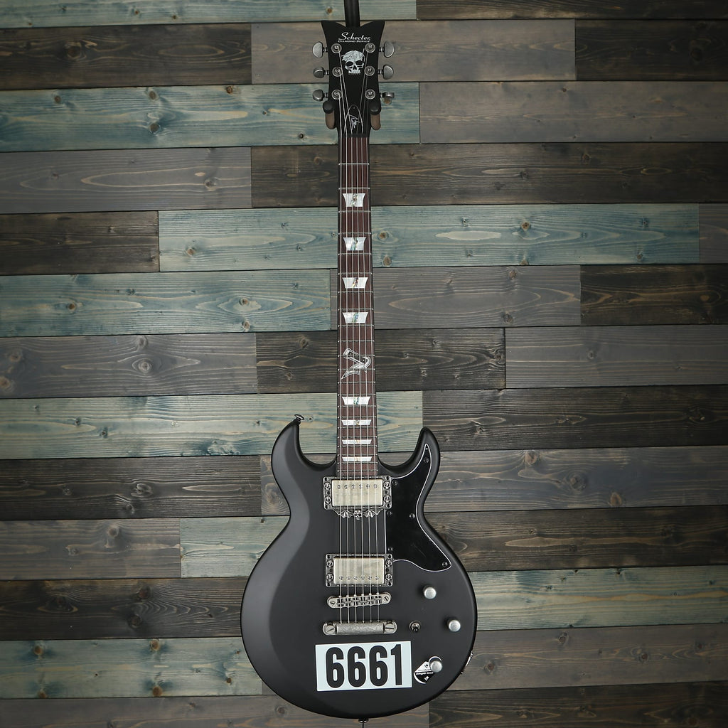6661 Schecter Zacky Vengeance 6661 Satin Black w/6661 Graphic