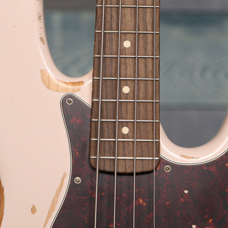 Fender Flea Jazz Bass, Rosewood Fingerboard, Roadworn Shell Pink