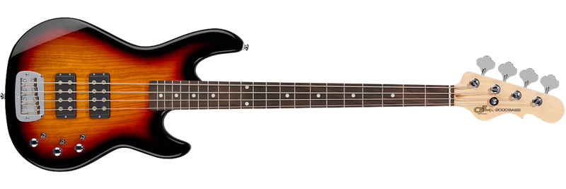 G&L Tribute L2000 Bass Guitar - 3-Tone Sunburst