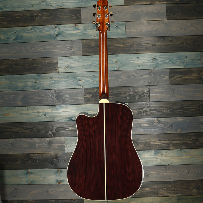 Takamine Pro Series 5 P5DC Dreadnought Acoustic-Electric Guitar Whiskey Brown