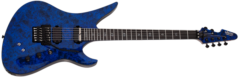 Schecter 1309 Avenger FR S Apocalypse Electric Guitar - Blue Reign