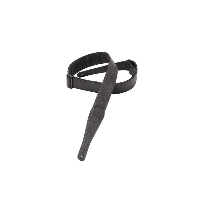 Levy's M7GG-BLK 2" Wide Garment Leather Guitar Strap - Black