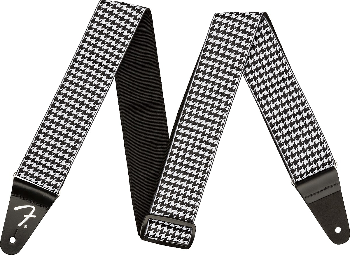 Fender Houndstooth Strap, White