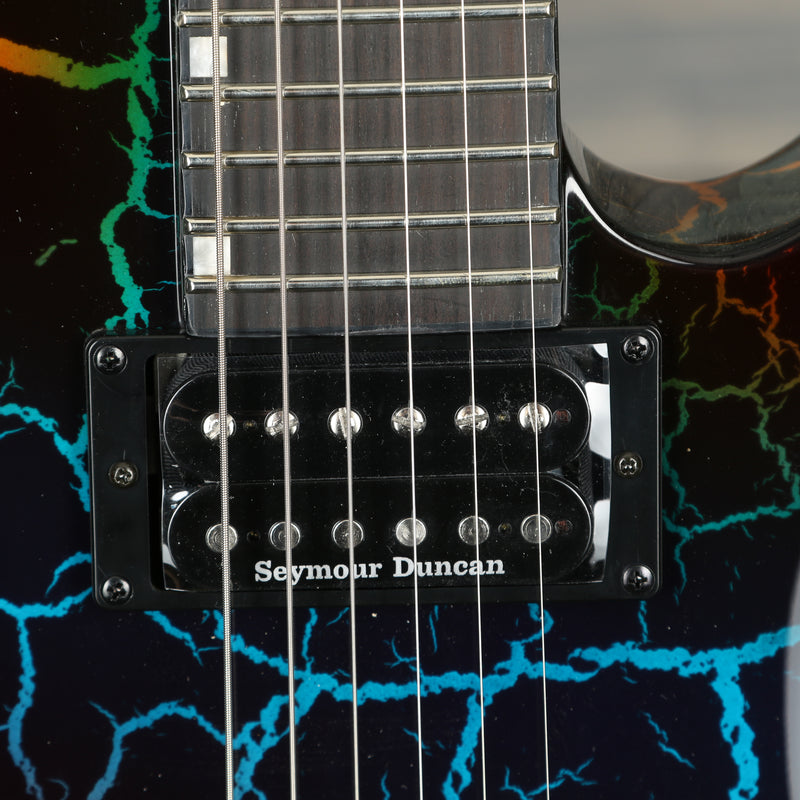 ESP LTD Eclipse NT '87 Non-Trem Electric Guitar - Rainbow Crackle