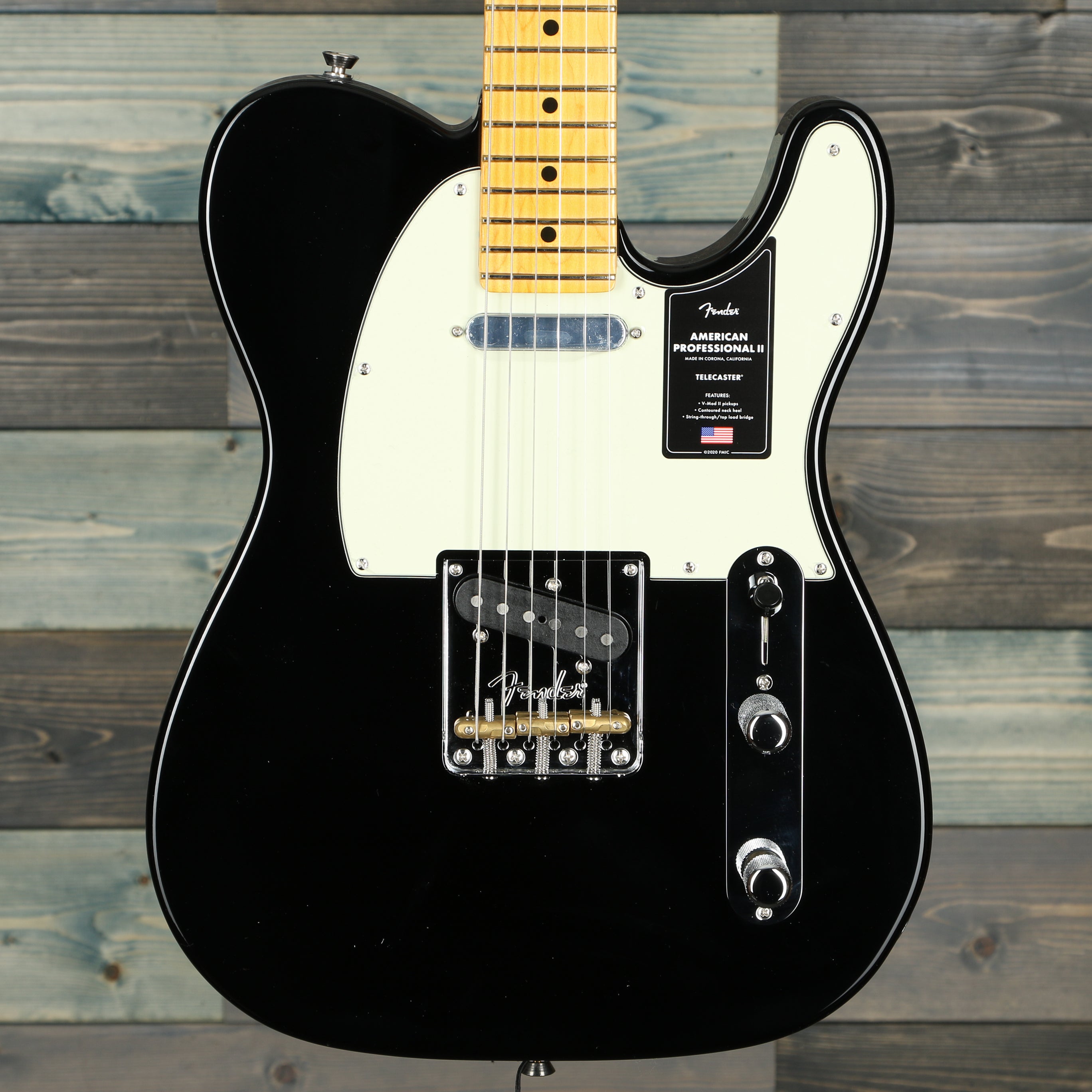 Fender American Professional II Telecaster, Maple Fingerboard, Black