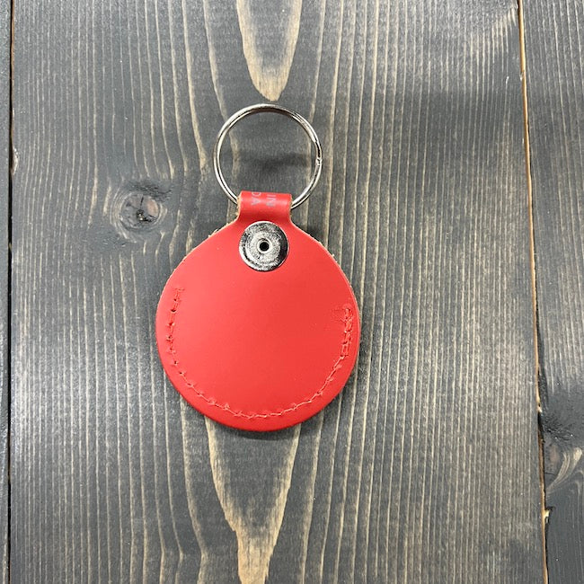 Levy's Double-Sided Leather Key Fob/Pickholder - Red
