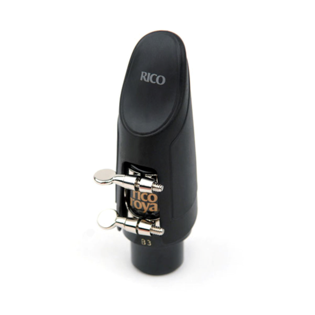 Rico RTS1N Ligature & Cap, Tenor Saxophone (Hard Rubber), Nickel