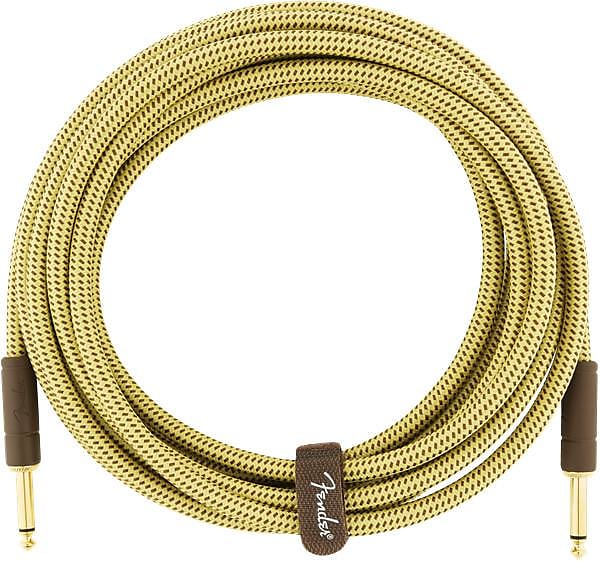 Fender Deluxe 15' Instrument Cable Tweed