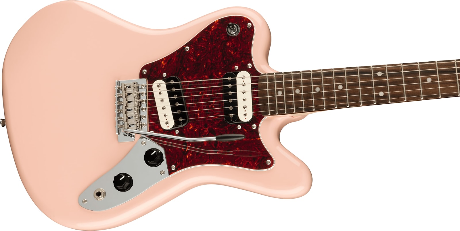 Fender Squier Paranormal Super-Sonic Tortoiseshell Pickguard, Shell Pink