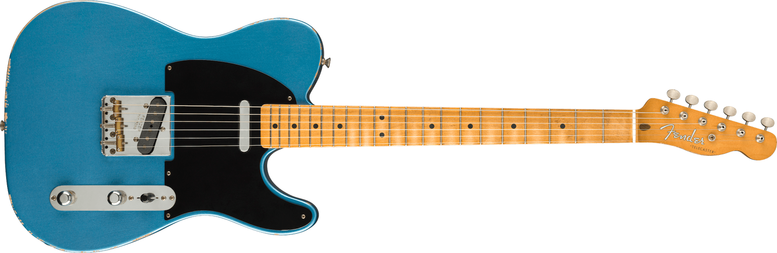 Fender Vintera Road Worn '50s Telecaster Maple FB Lake Placid Blue