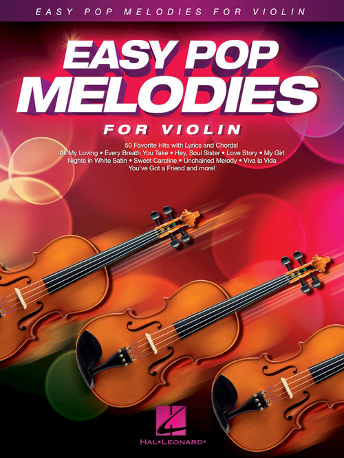 Easy Pop Melodies for Violin Instrumental Folio