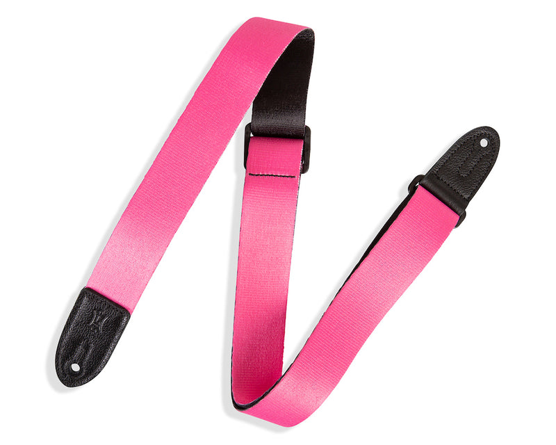 Levy's 1 1/2 inch Wide Kids Guitar Strap - Pink
