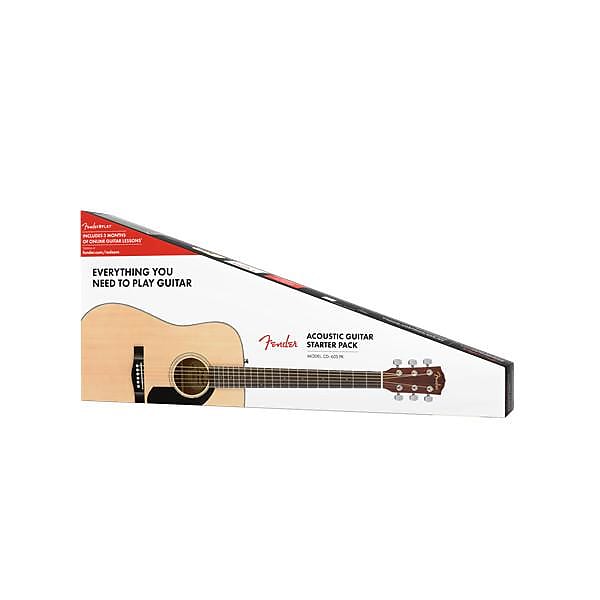 Fender CD-60S Dreadnought Pack V2, Natural