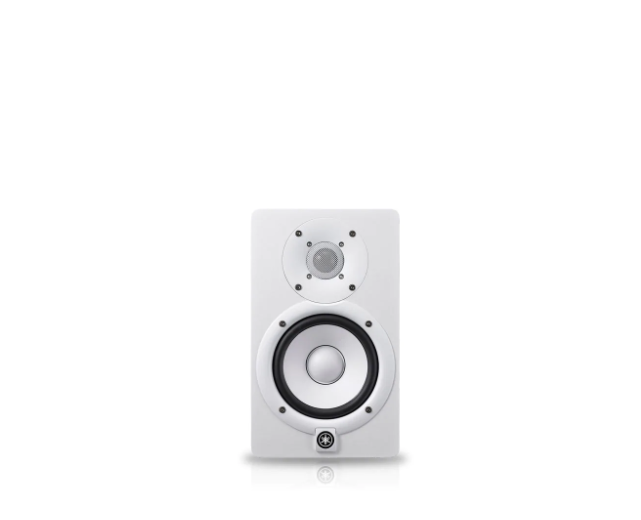 Yamaha HS5 5" Powered Studio Monitor, White Cabinet