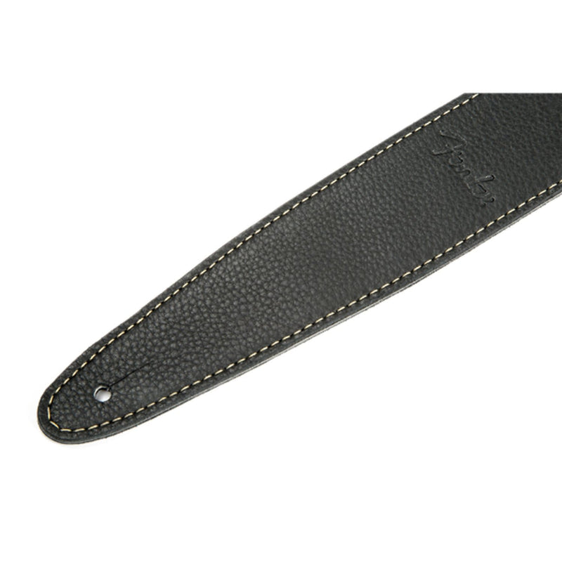 Fender 2'' Artisan Leather Black Strap