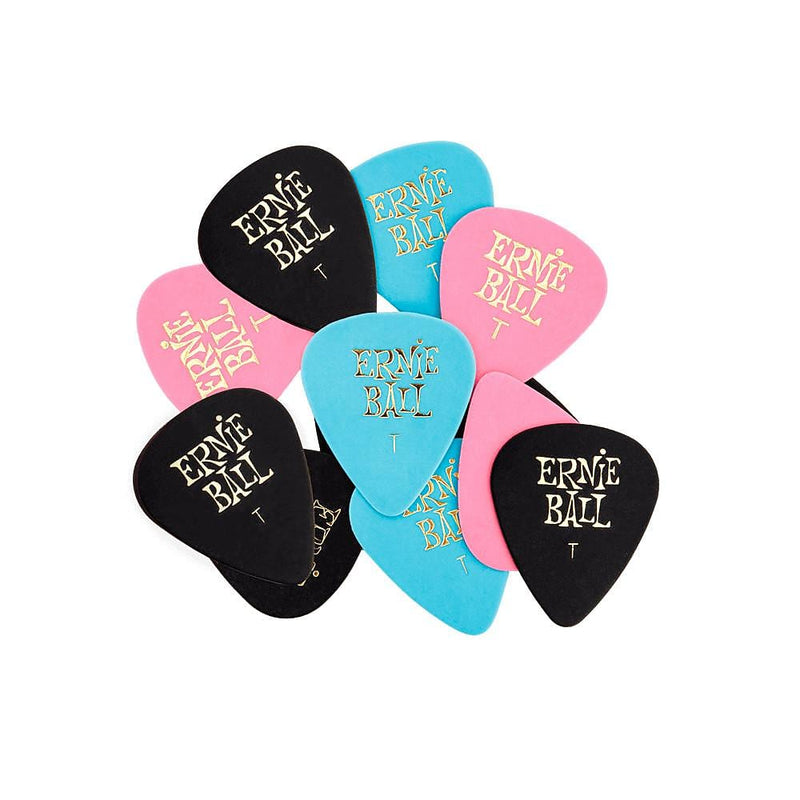 Ernie Ball 9176 Thin Assorted Color Picks 12ct