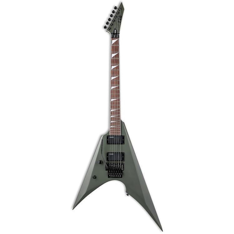 ESP LTD ARROW-200 Lefty Electric Guitar - Military Green Satin