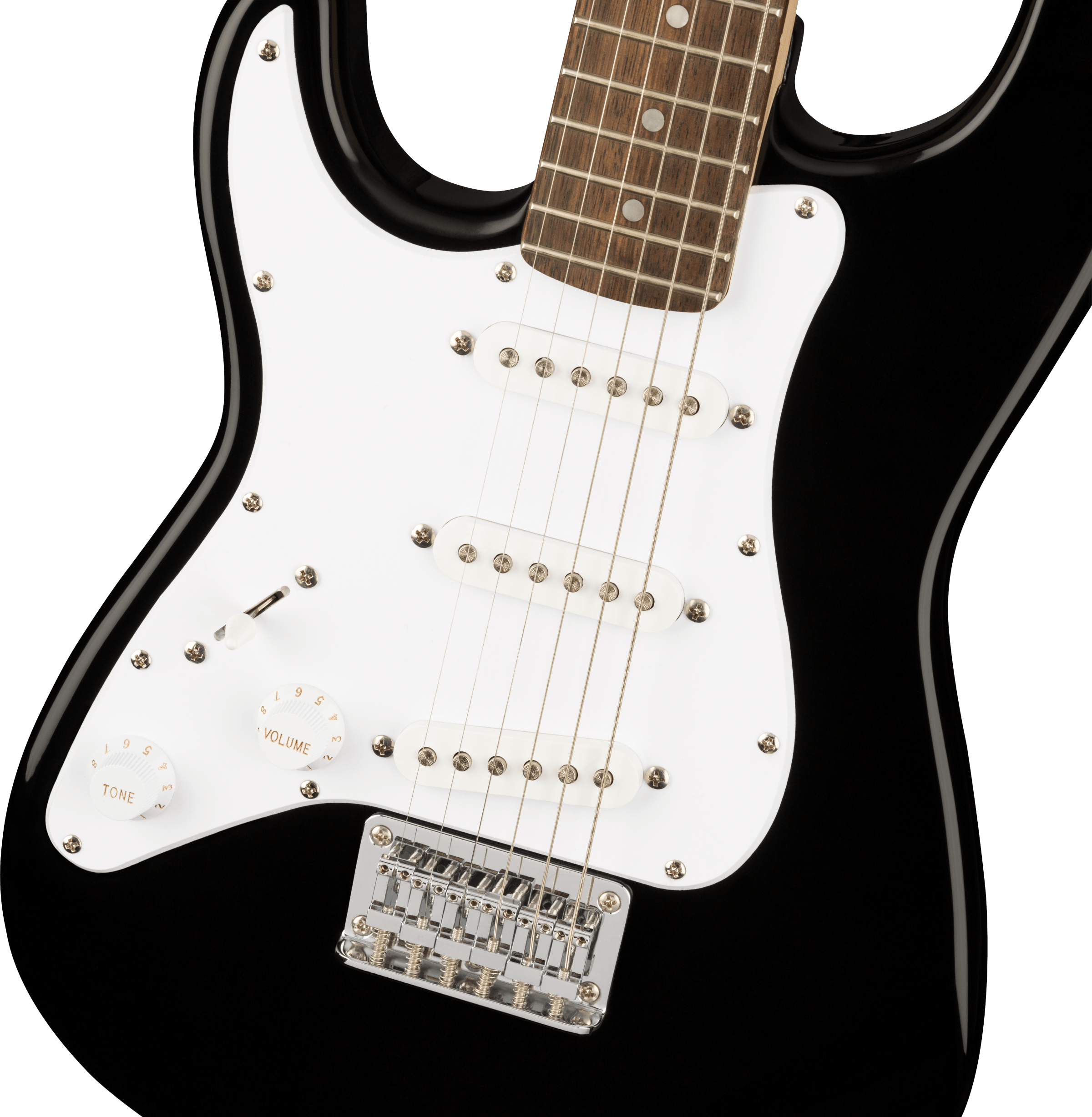 Fender Squier Mini Stratocaster Left-Handed, Laurel Fingerboard, Black
