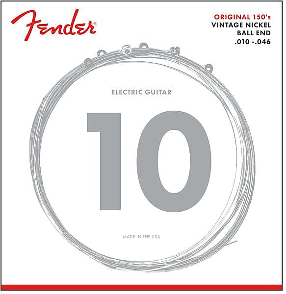 Fender Original 150 Guitar Strings Pure Nickel 10