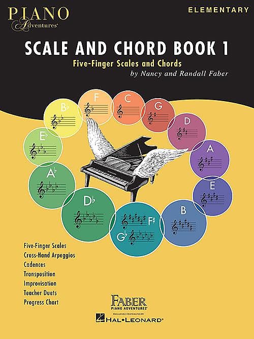 Faber Piano Adventures Scale and Chord Book 1