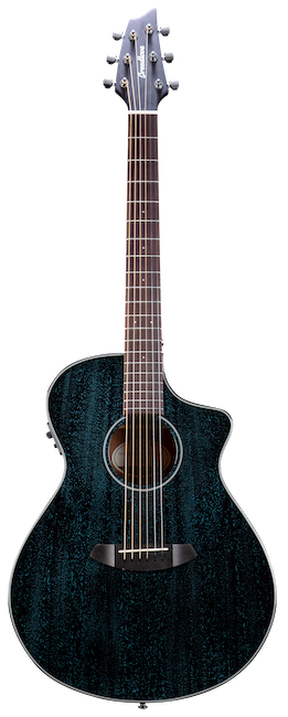 Breedlove Rainforest S Concert CE African Mahogany - Midnight Blue