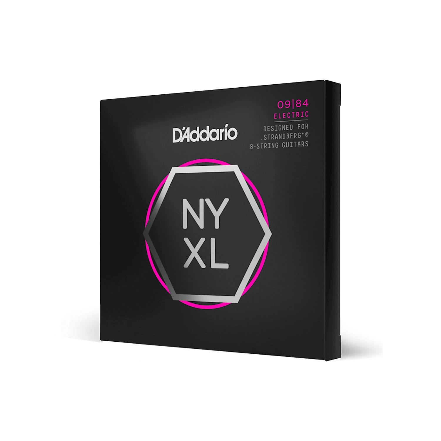 D'Addario NYXL0984 Nickel Wound Strandberg 8-String Electric, Super Light, 09-84