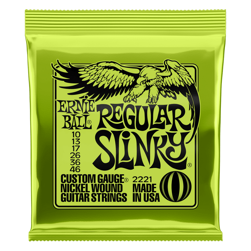 Ernie Ball 2221 Regular Slinky Nickel Wound Electric Guitar Strings