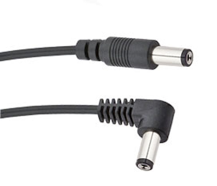 Voodoo Labs Two cables: 2.1mm straight & rt-angle: 24” (2x PPBAR-RS24)