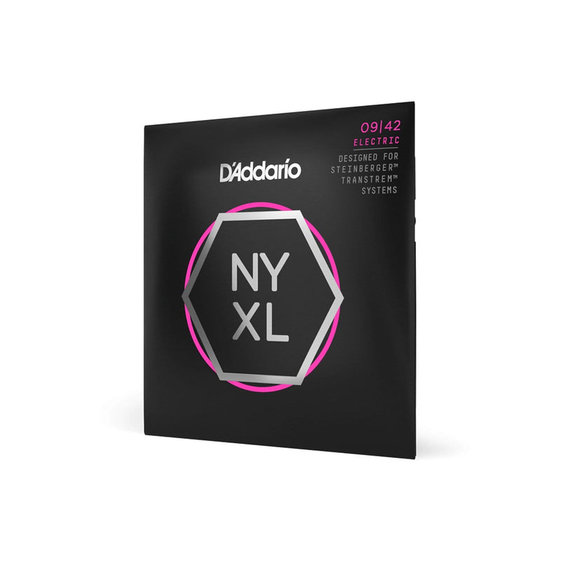 D'Addario NYXLS0942 Nickel Wound Electric Strings, Sup. Light, Double Ball End