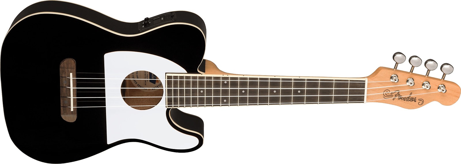 Fender Fullerton Tele Uke, Black