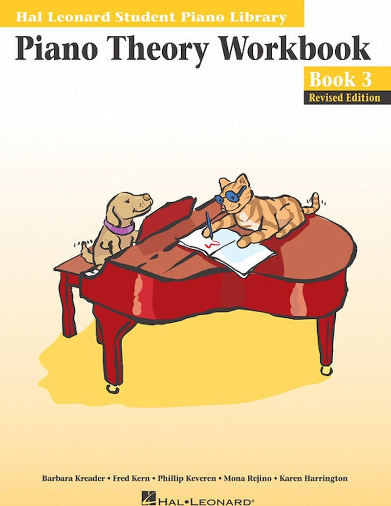 Piano Theory Workbook Book 3 – Revised Edition Hal Leonard Student Piano Library