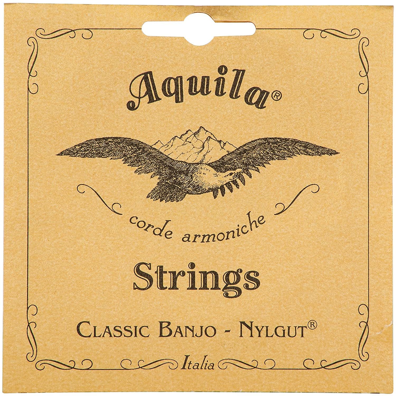 Aquila Light Tension Timeless Banjo Set - Nylgut DGDG, Red B